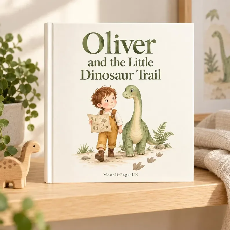 The Dinosaur Adventure personalised printed book