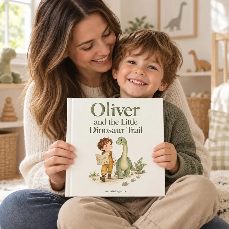 The Dinosaur Adventure personalised printed book