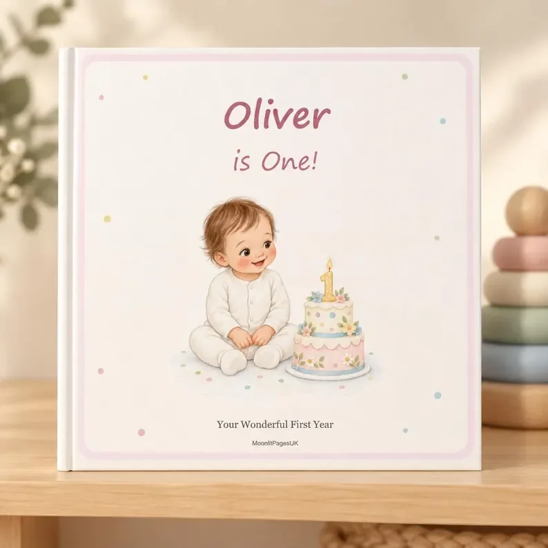 My First Birthday personalised printed book