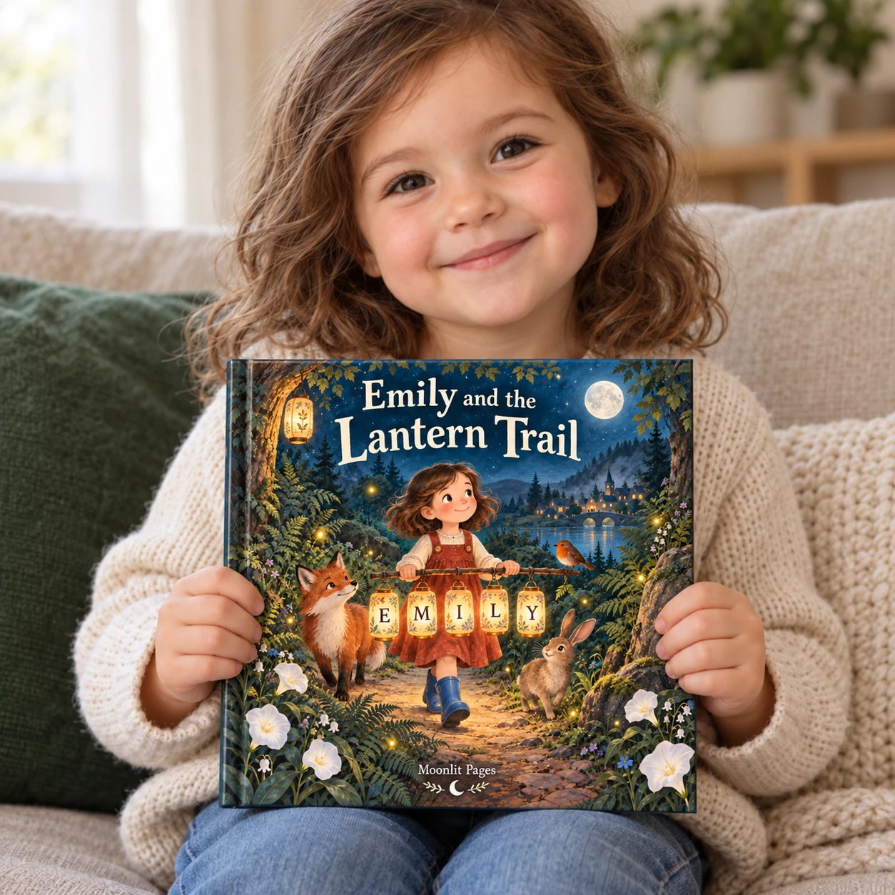 Personalised Name Adventure Book — example personalised cover and digital mockup