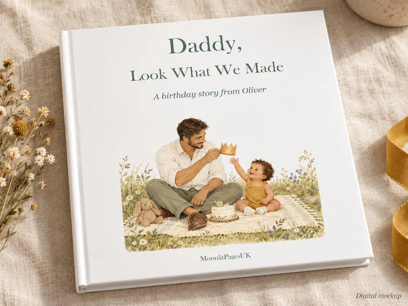 Daddy, Look What We Made personalised printed book